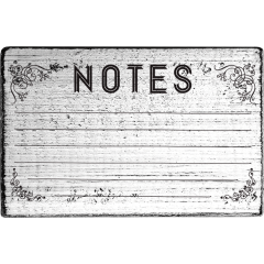 Vintage Stempel - Notes