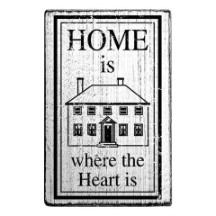 Tampon Vintage - Home is where the heart is