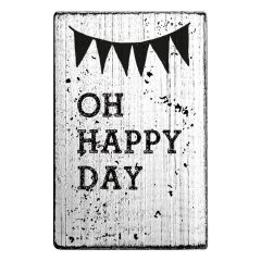 Tampon Vintage - Oh happy day