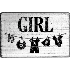 Tampon Vintage - Girl
