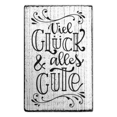 Sello Vintage - Viel Glück & alles Gute