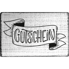 Vintage Stempel - Gutschein