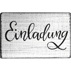 Vintage Stamp - Einladung