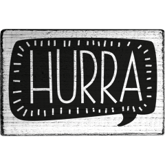 Vintage Stempel - Hurra