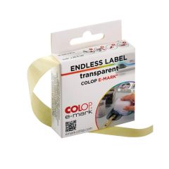 Étiquette e-mark® sans fin transparente