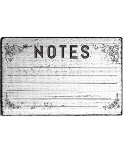 Tampon Vintage - Notes