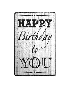 Vintage Stempel - Happy birthday to you