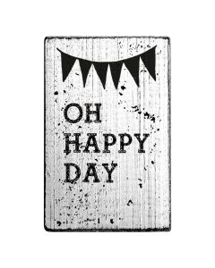 Tampon Vintage - Oh happy day