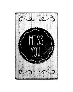 Tampon Vintage - Miss you