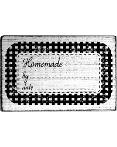 Vintage Stempel - Homemade by …. Date ….