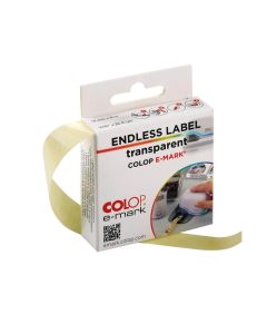Étiquette e-mark® sans fin transparente