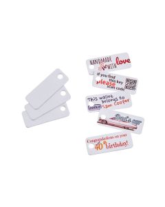 Plaquette en plastique (perforation) e-mark® 45x18 mm