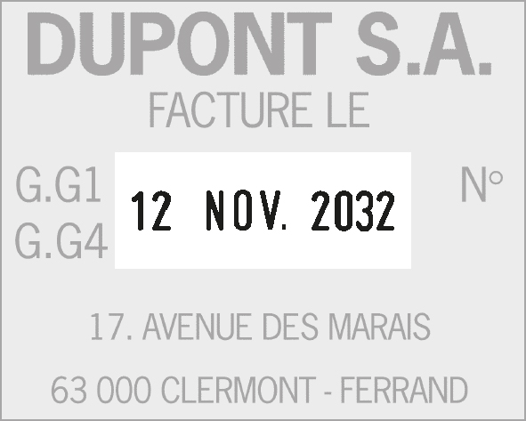 Échantillon d'empreinte