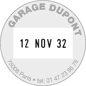 Échantillon d'empreinte