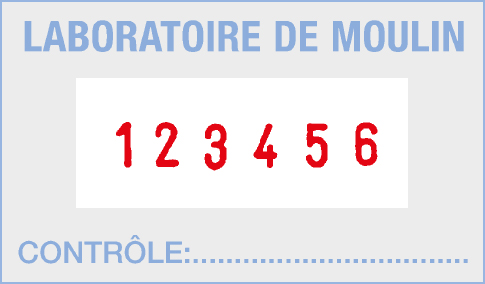 Échantillon d'empreinte