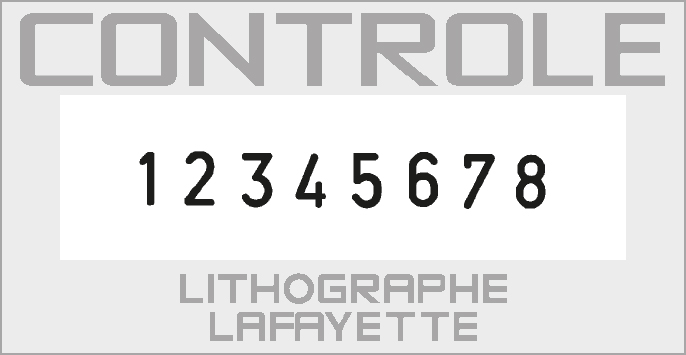 Échantillon d'empreinte