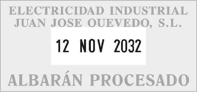 Impresión de muestra