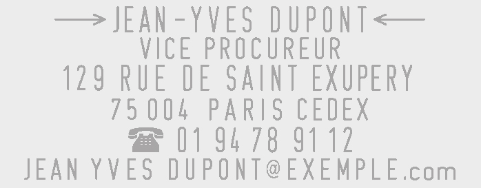 Échantillon d'empreinte