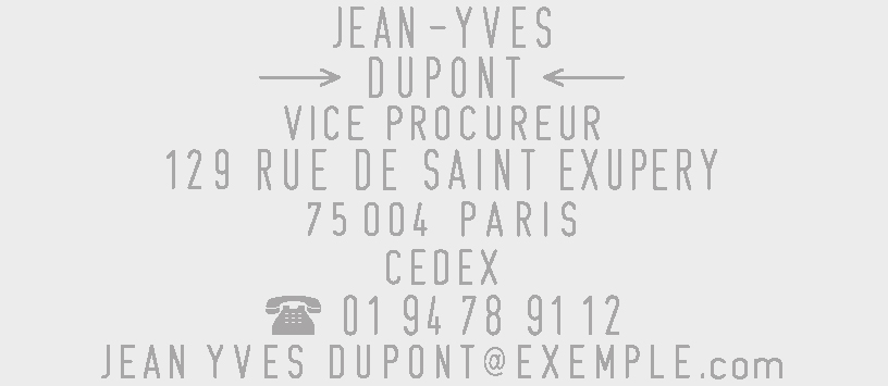 Échantillon d'empreinte