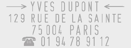 Échantillon d'empreinte
